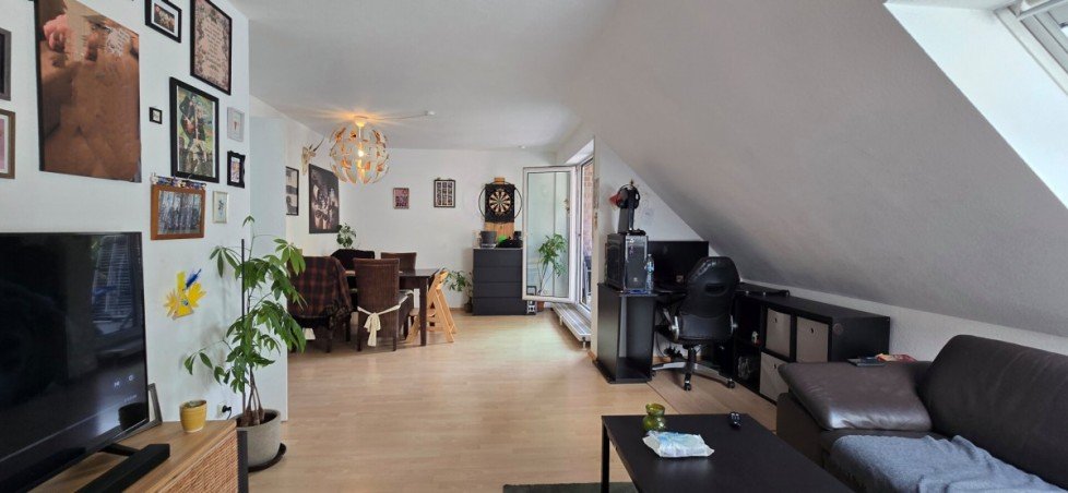 Wohnzimmer DG rechts Mehrfamilienhaus M�nchengladbach / Eicken